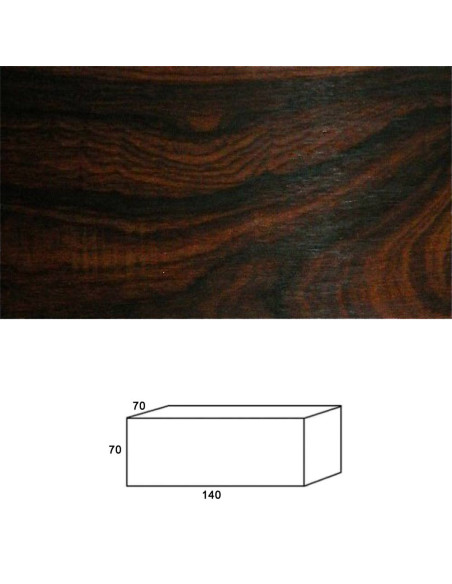 Madera de Cocobolo para torno