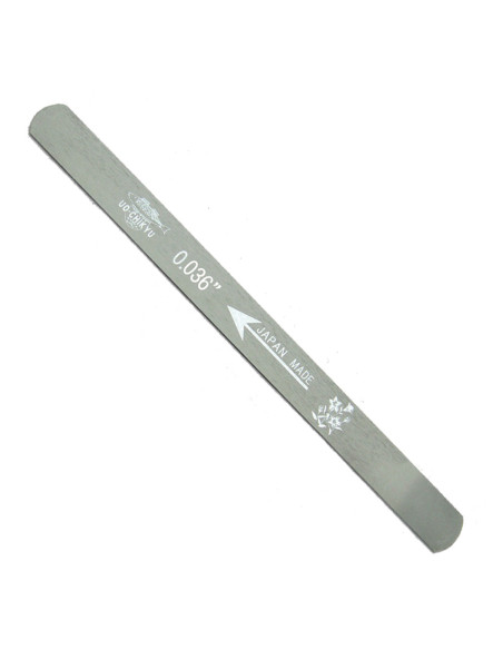 Uo-Chikyu Double Edged Nut Slot Japanese File 0,91 mm