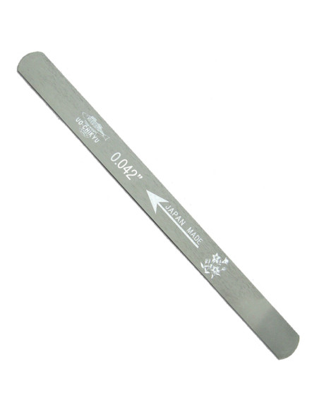Uo-Chikyu Double Edged Nut Slot Japanese File 1,07 mm