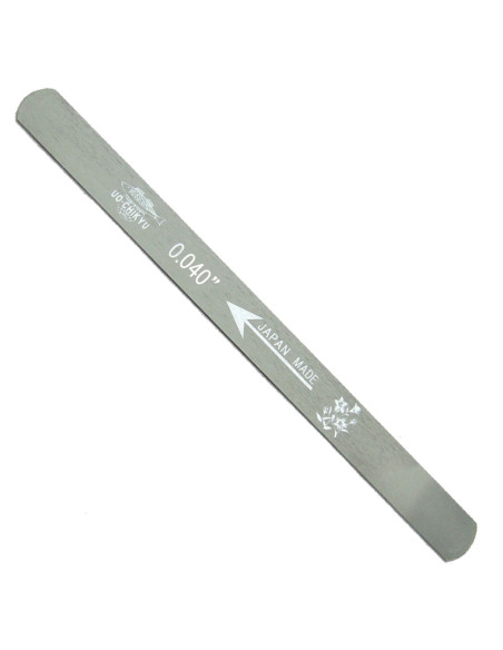 Uo-Chikyu Double Edged Nut Slot Japanese File 1,02 mm