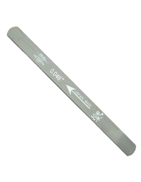 Uo-Chikyu Double Edged Nut Slot Japanese File 1,17 mm