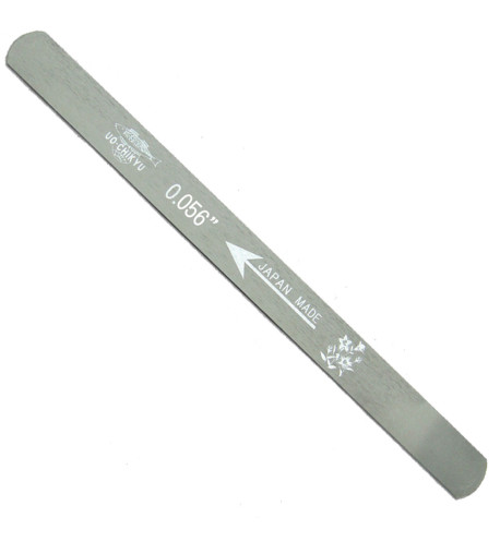 Uo-Chikyu Double Edged Nut Slot Japanese File 1,42 mm
