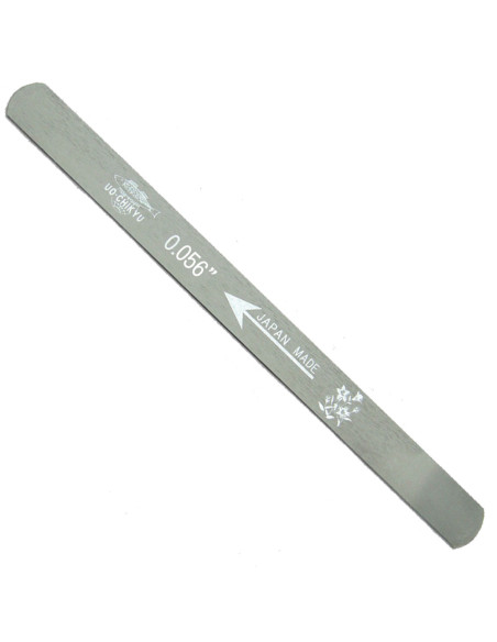 Uo-Chikyu Double Edged Nut Slot Japanese File 1,42 mm