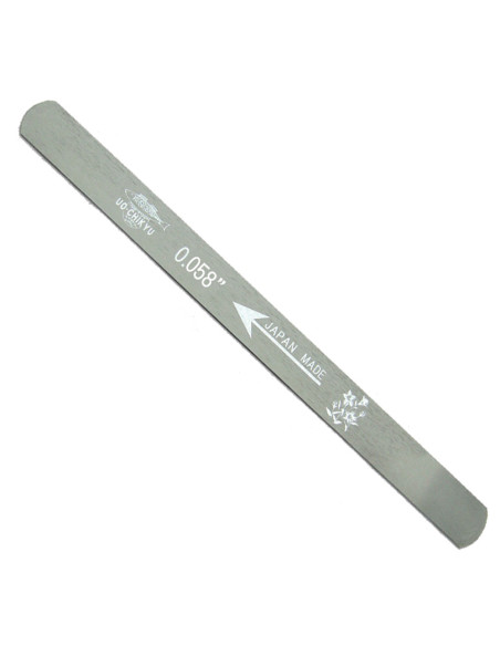 Uo-Chikyu Double Edged Nut Slot Japanese File 1,47 mm