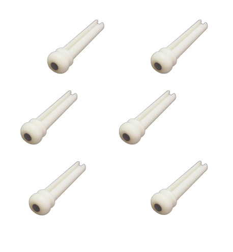 Acoustic Guitar Bridge Pins H-01 Bone