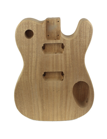 Cuerpo Samanguila Acabado Guitarra eléctrica Samanguila Estilo Telecaster (2 pieza)