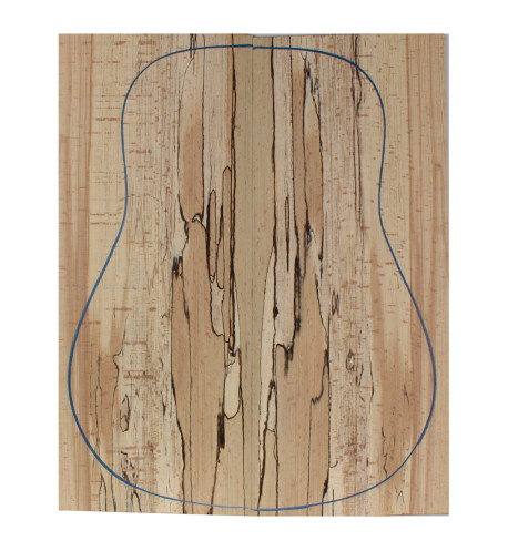 Spalted Beech Acoustic Guitar Backs