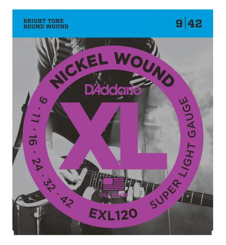 Juego Cuerdas D'Addario Eléctrica EXL120