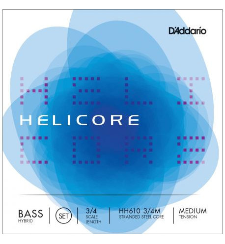 Juego Cuerdas Contrabajo D'Addario HH610 Helicore Hybrid