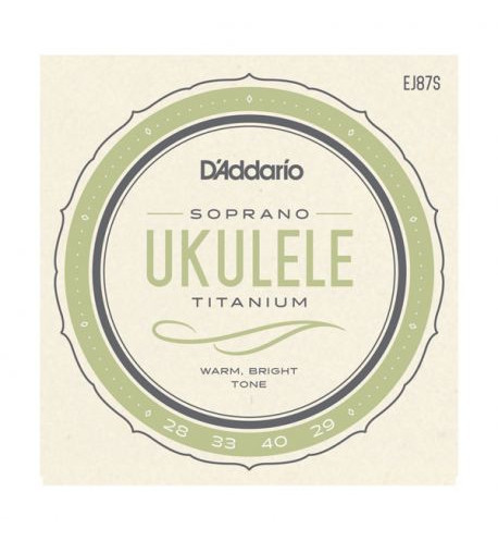 Juego Cuerdas D'Addario Ukelele Soprano EJ87S