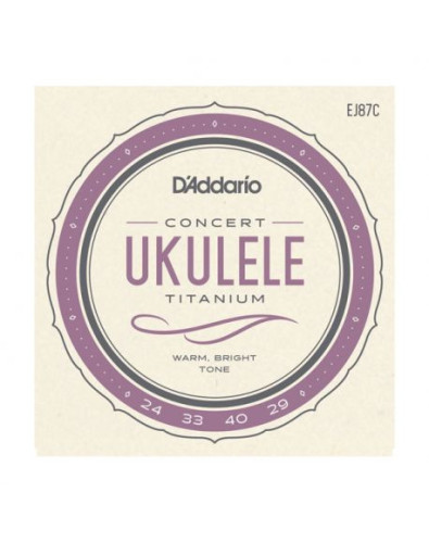 Juego Cuerdas D'Addario Ukelele Concert EJ87C