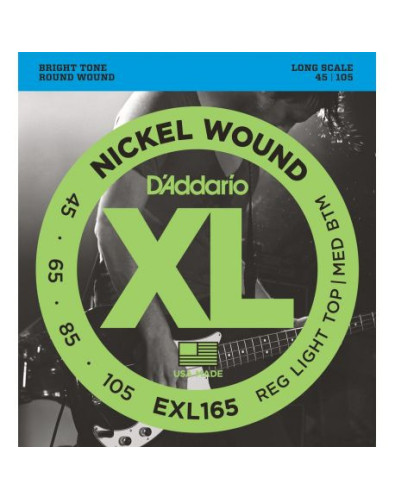 Juego Cuerdas D'Addario Bajo EXL165