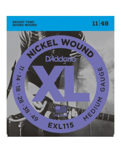 Electric Guitar EXL115 D'Addario Strings Set