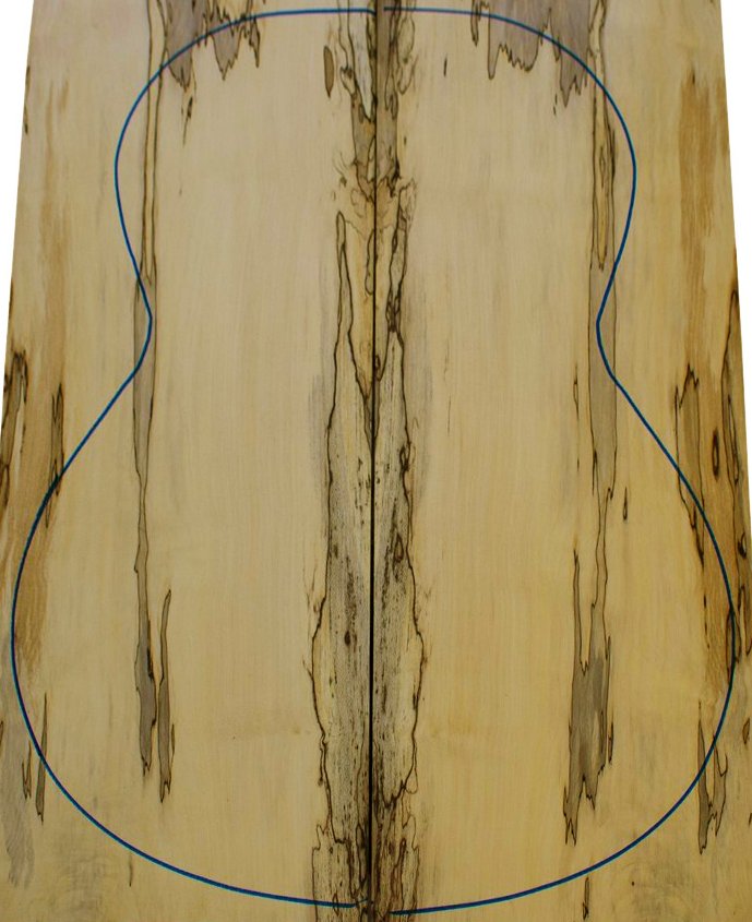 Fondos Arce Spalted Guitarra Clásica