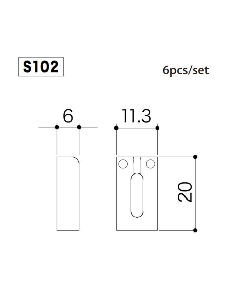 Silletas Gotoh® S102-CK Cosmo Black