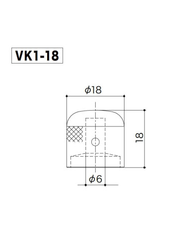 Botón Gotoh® Oro VK1/18-GG 2