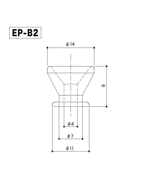 Botón de Correa Gotoh® Cromo Relic EP-B2-AC