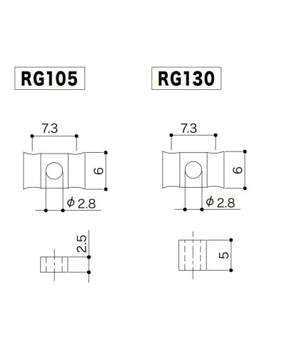 Gotoh® String Retainer Nickel Relic RG105/RG130 2