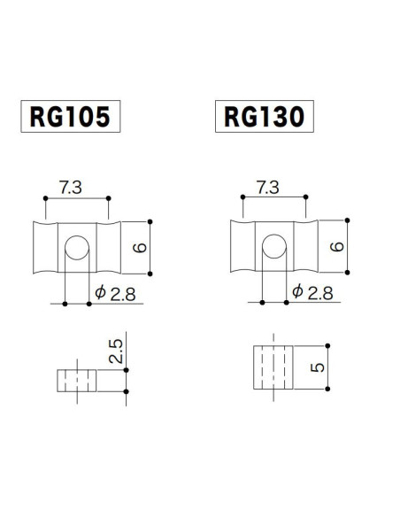 Gotoh® String Retainer Nickel Relic RG105/RG130