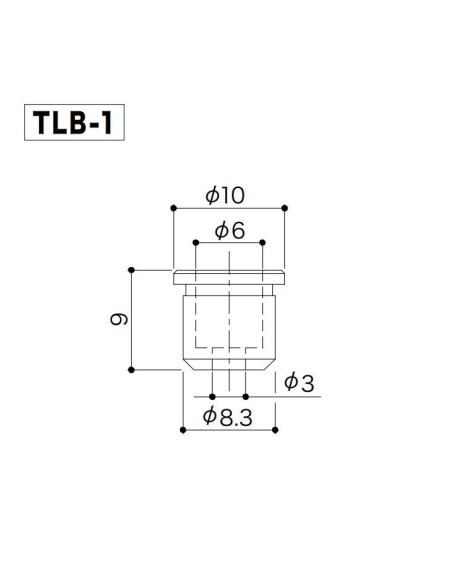 Casquillo de Cuerdas Gotoh® Niquel Relic TLB-1