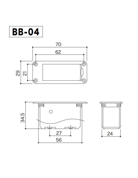 Caja de Bateria Gotoh® BB04