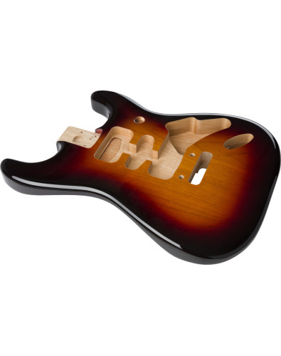 Fender® Deluxe Series Stratocaster® Alder Body, 3-Color Sunburst