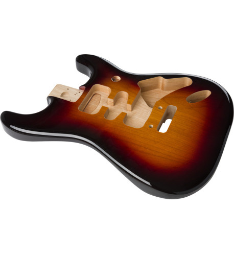 Fender® Deluxe Series Stratocaster® Alder Body, 3-Color Sunburst