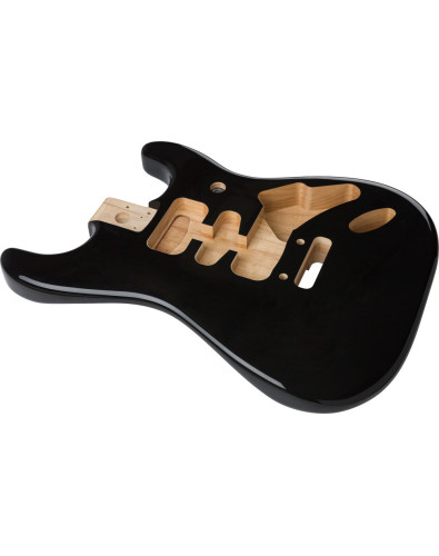 Fender® Deluxe Series Stratocaster® Alder Body, Black