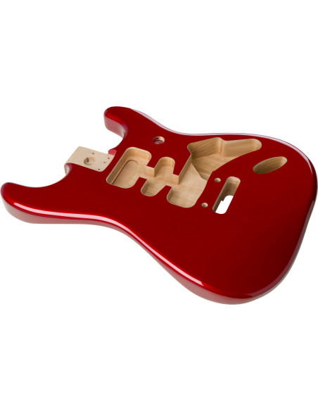Fender® Deluxe Series Stratocaster® Alder Body, Candy Apple Red