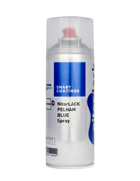Spray Azul Celeste Metálico NITORLACK® ( Metal Pelham Blue 400ml)
