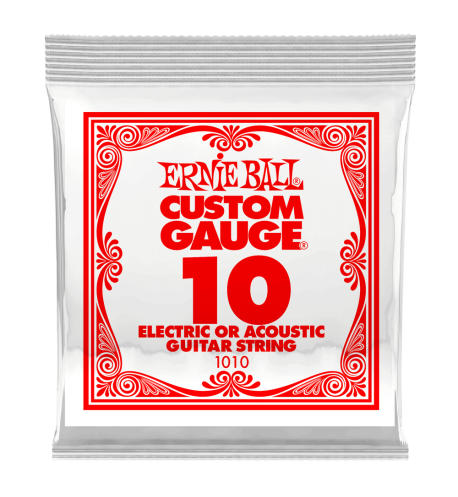 Ernie Ball 0.10 Plain Electric /...
