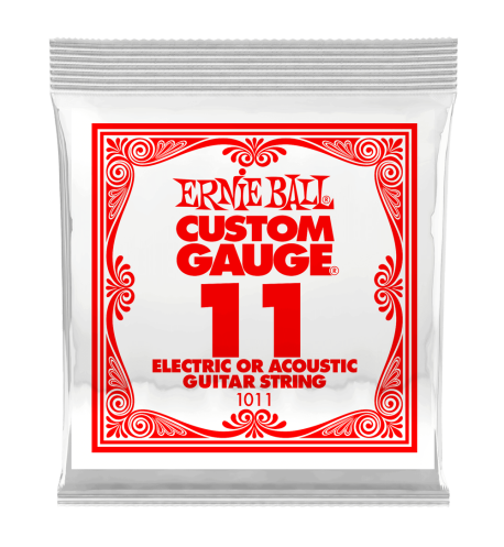 Buy Ernie Ball 0.11 Plain Electric Acoustic Guitar String