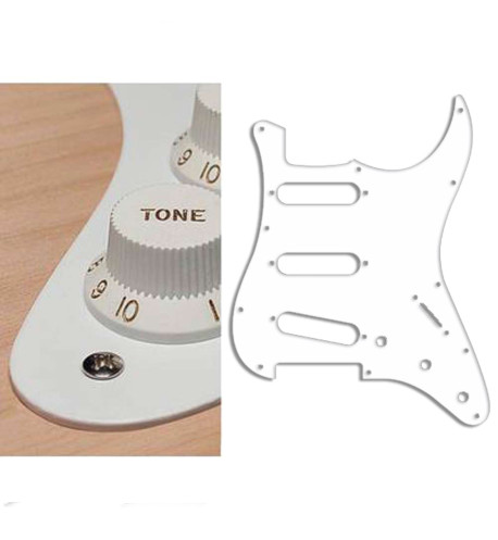 Boston White Pickguard ST-113-W