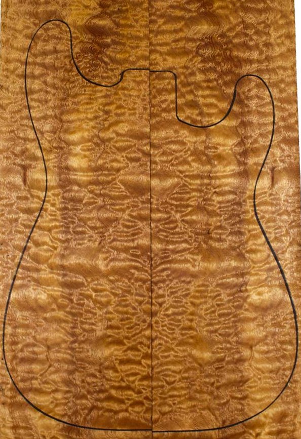 AAA Drop Top Sapele Quilted...