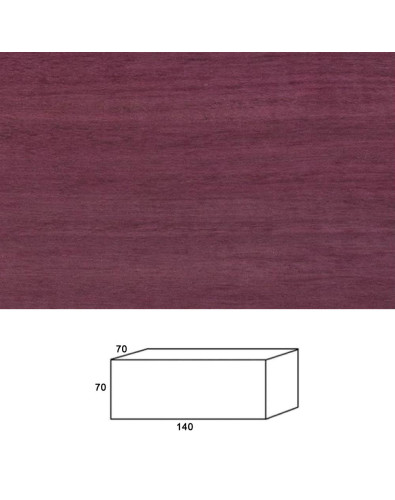 Madera de Purple Heart para torno