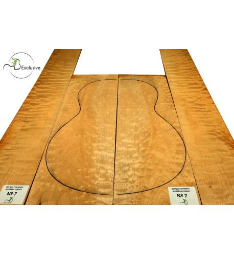 Quilted Maple Classical Guitar Set Nº...