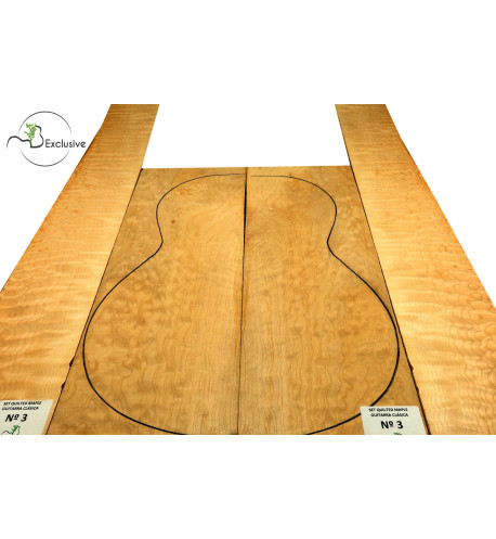 Quilted Maple Classical Guitar Set Nº...