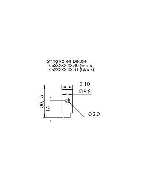 Sizes posts deluxe pegbox