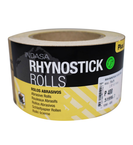 Rollo Lija Adhesiva Rhynostick grano 400