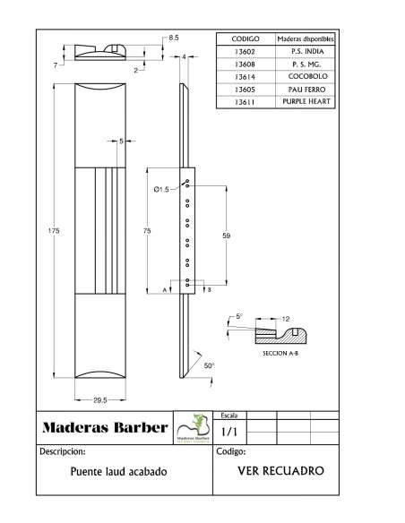 Puente Acabado Laud MB Exclusive