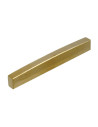Brass nut, with flat bottom, for guitar or bass