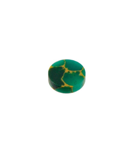 Dots inlaid in the fingerboard of reconstituted jade stone, 1/4" - 6.35 mm (12 pieces).