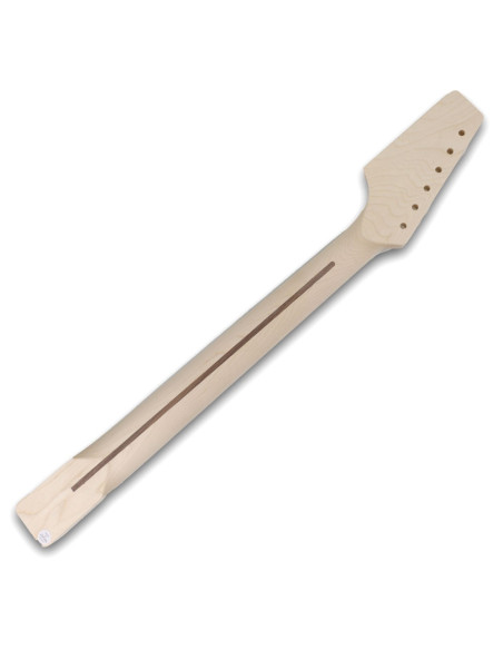 most electric bass guitar handles are made of maple.