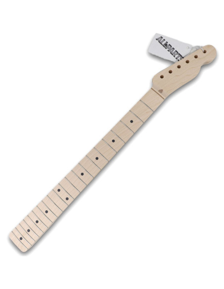 Unfinished Fender® licensed replacement neck for Telecaster® guitars.