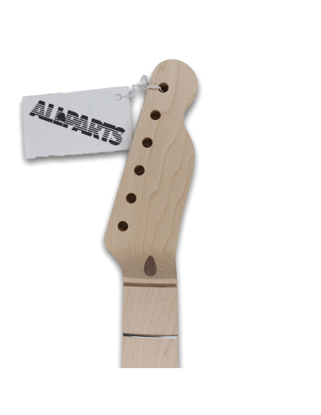 Mástil de repuesto con licencia Fender® sin terminar para guitarras Telecaster®.