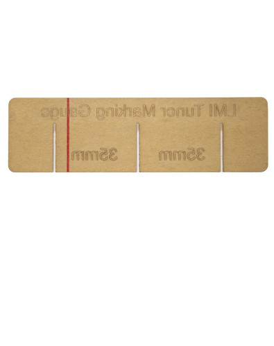 The 35mm Tuner spacing gauge is an essential tool from Luthiers Mercantile International (LMII)