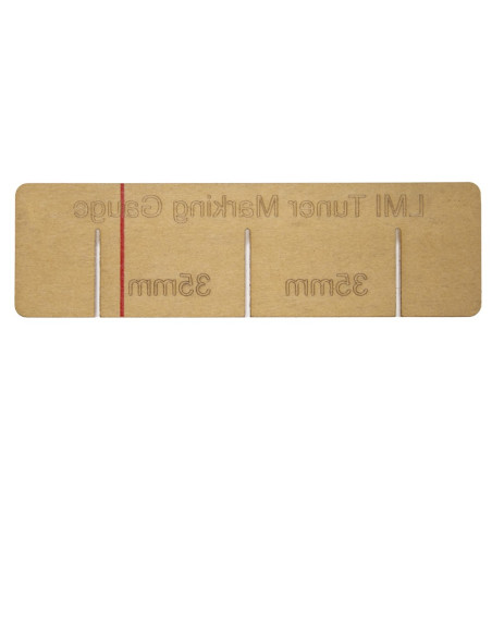 The 35mm Tuner spacing gauge is an essential tool from Luthiers Mercantile International (LMII)