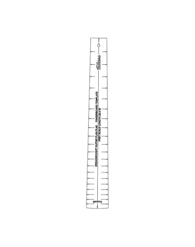 Fingerboard template, dreadnought, Martin-style, acrylic