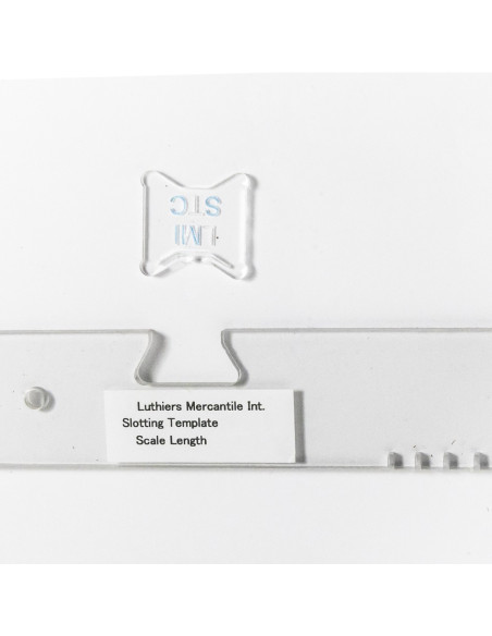 Slotting template, 24.9" scale