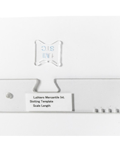 Slotting template, 25.4" scale